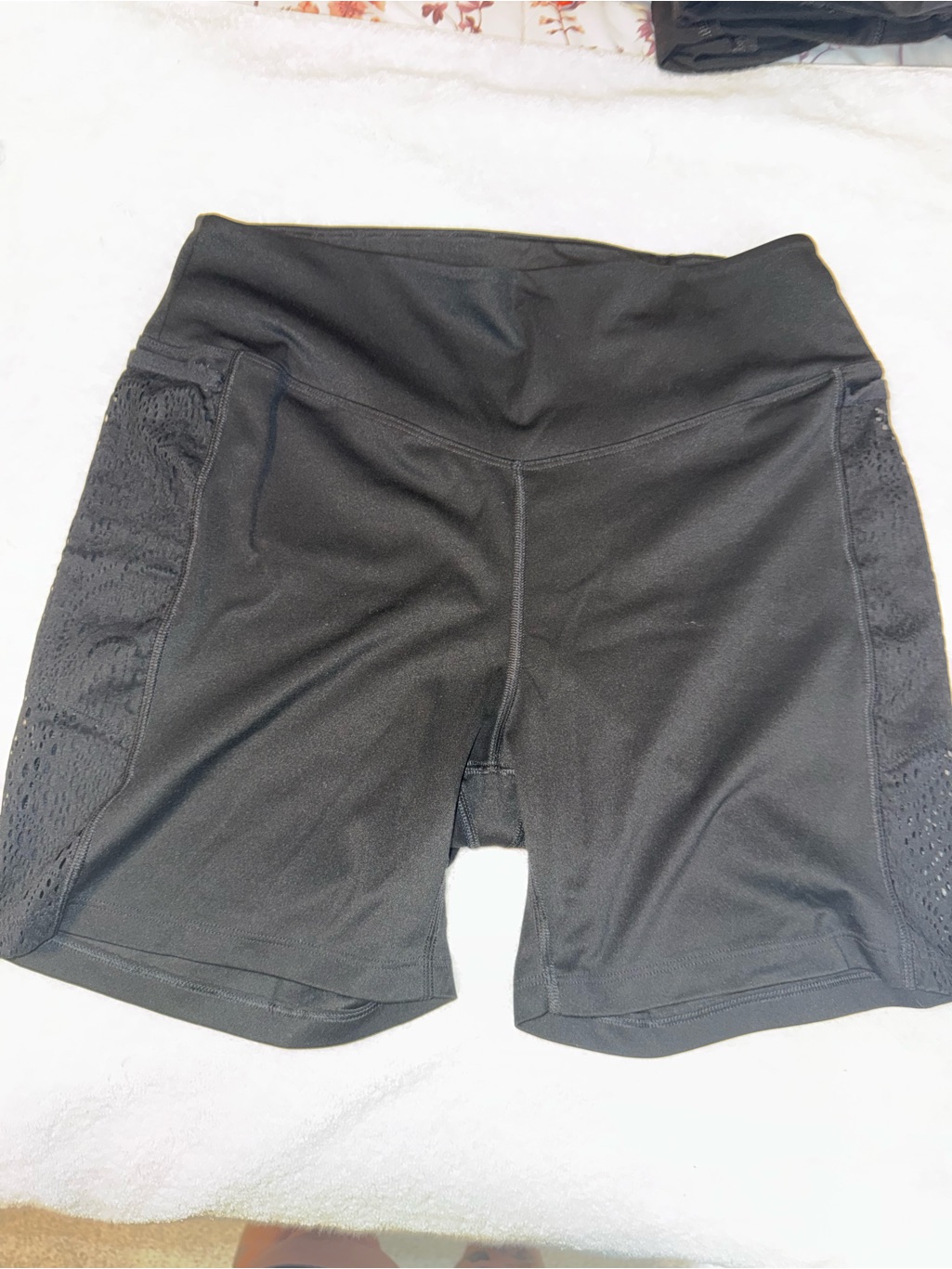 Women’s High-Waist Black Active Shorts